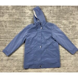 Braeton Jacket Womens Medium 10/12 Blue Long Sleeve Polyester Medium Weight